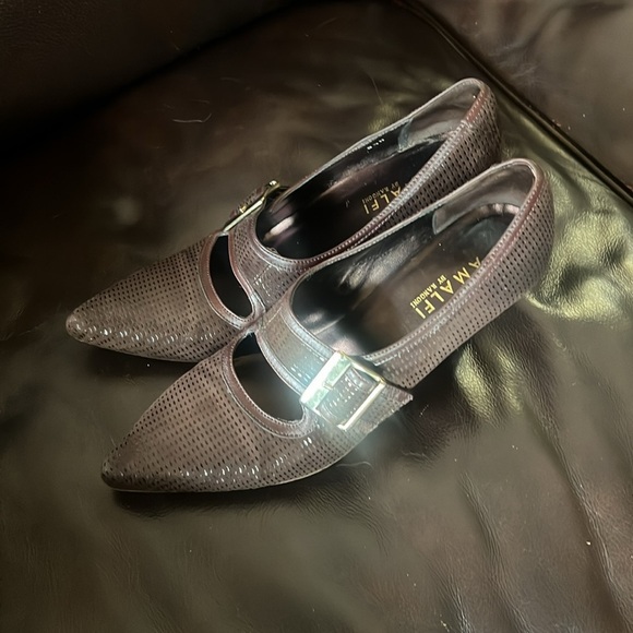 Amalfi by Rangoni ladies pumps brown. Made in Italy 8.5 Narrow. Very good cond - Picture 15 of 16